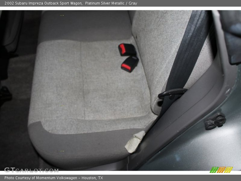 Platinum Silver Metallic / Gray 2002 Subaru Impreza Outback Sport Wagon