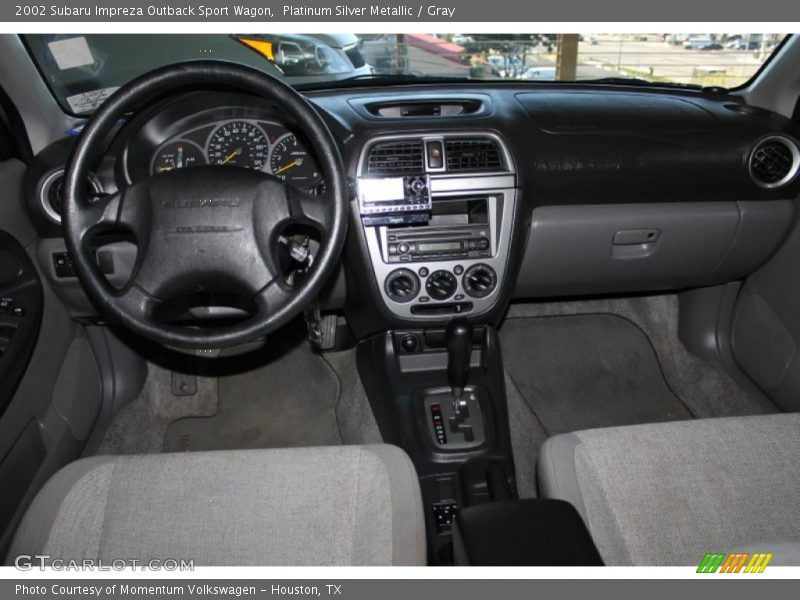 Platinum Silver Metallic / Gray 2002 Subaru Impreza Outback Sport Wagon