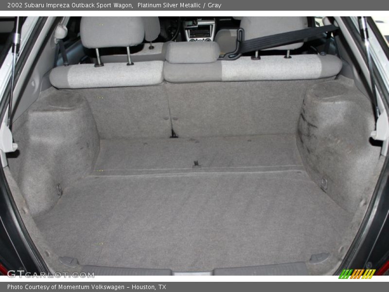 Platinum Silver Metallic / Gray 2002 Subaru Impreza Outback Sport Wagon