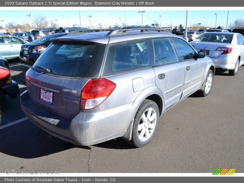 Diamond Gray Metallic / Off Black 2009 Subaru Outback 2.5i Special Edition Wagon