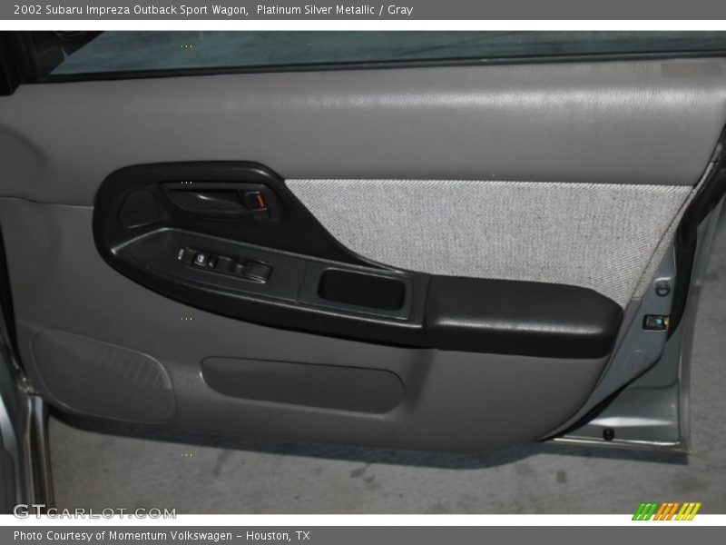Platinum Silver Metallic / Gray 2002 Subaru Impreza Outback Sport Wagon