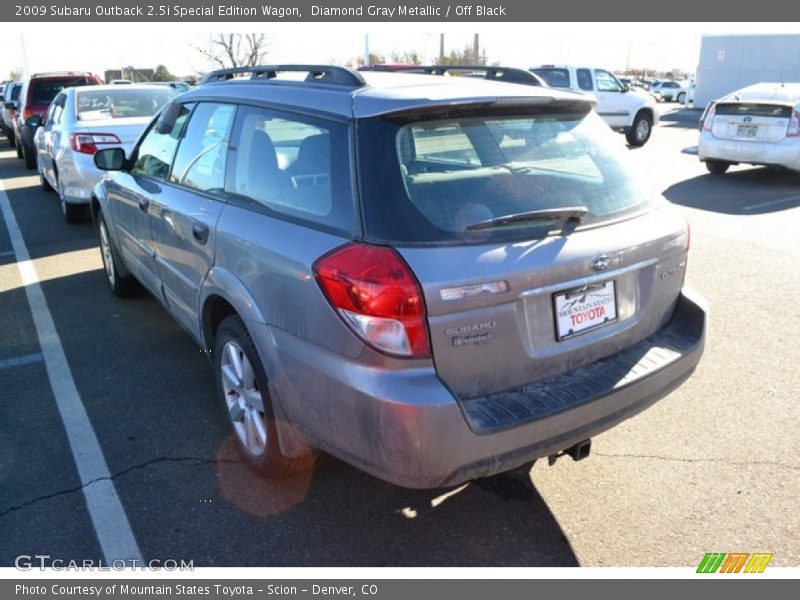 Diamond Gray Metallic / Off Black 2009 Subaru Outback 2.5i Special Edition Wagon