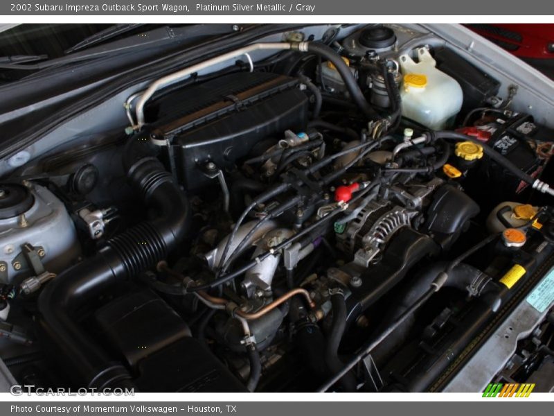 Platinum Silver Metallic / Gray 2002 Subaru Impreza Outback Sport Wagon