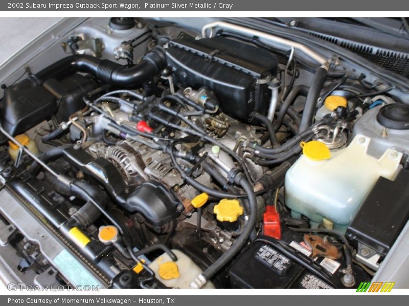 Platinum Silver Metallic / Gray 2002 Subaru Impreza Outback Sport Wagon