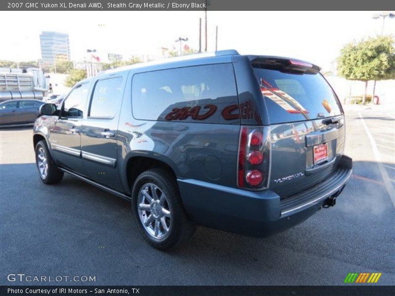 Stealth Gray Metallic / Ebony Black 2007 GMC Yukon XL Denali AWD