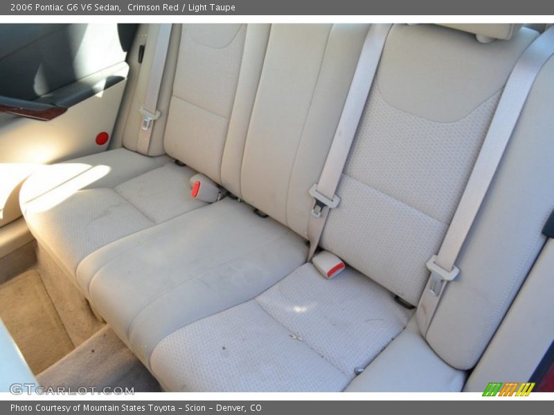 Crimson Red / Light Taupe 2006 Pontiac G6 V6 Sedan