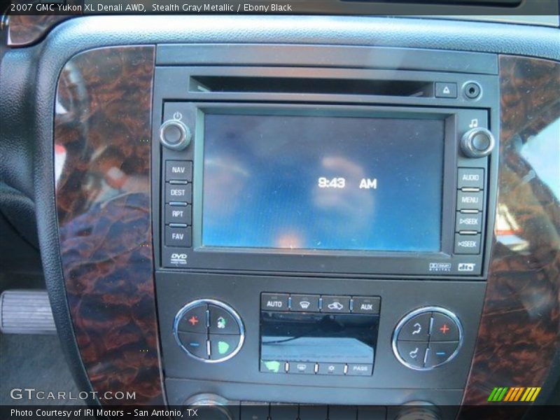 Stealth Gray Metallic / Ebony Black 2007 GMC Yukon XL Denali AWD