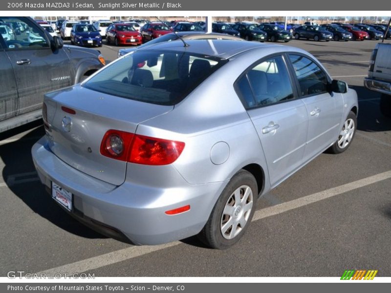 Sunlight Silver Metallic / Black 2006 Mazda MAZDA3 i Sedan