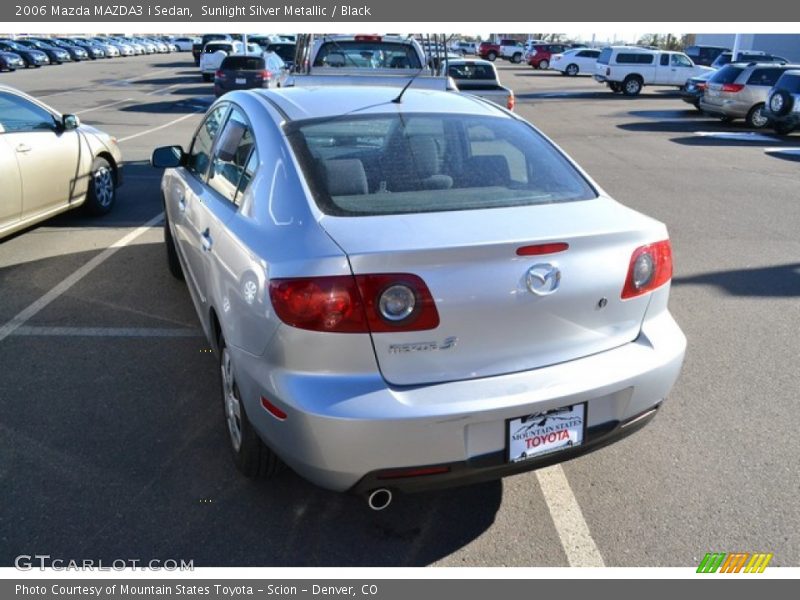 Sunlight Silver Metallic / Black 2006 Mazda MAZDA3 i Sedan
