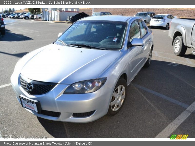 Sunlight Silver Metallic / Black 2006 Mazda MAZDA3 i Sedan