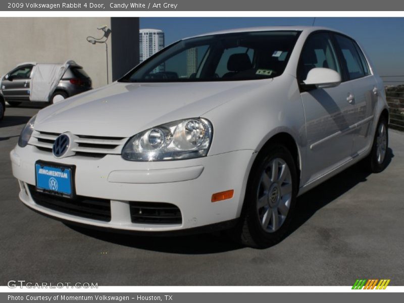 Candy White / Art Grey 2009 Volkswagen Rabbit 4 Door