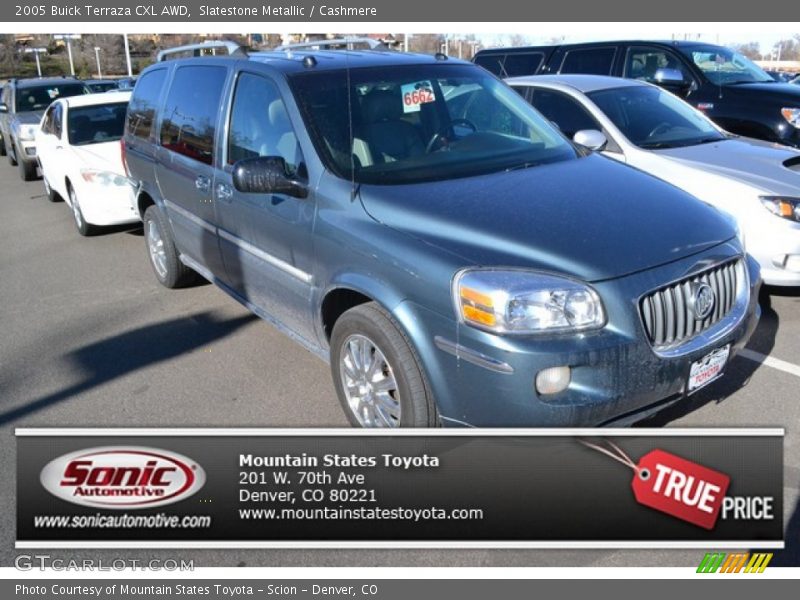 Slatestone Metallic / Cashmere 2005 Buick Terraza CXL AWD