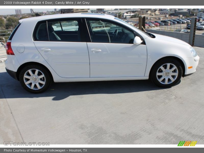 Candy White / Art Grey 2009 Volkswagen Rabbit 4 Door