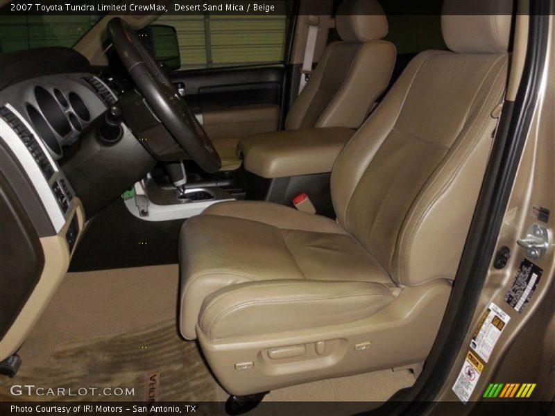 Desert Sand Mica / Beige 2007 Toyota Tundra Limited CrewMax