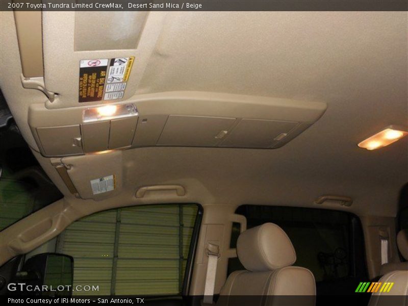 Desert Sand Mica / Beige 2007 Toyota Tundra Limited CrewMax
