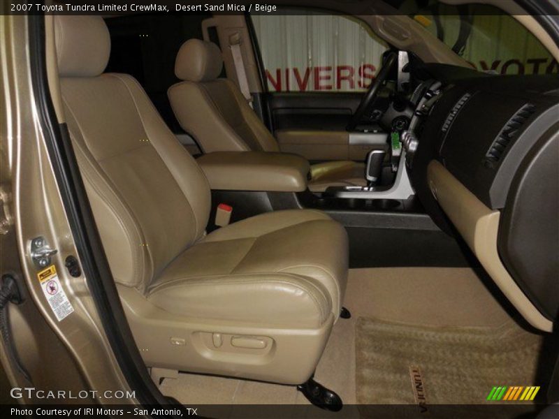 Desert Sand Mica / Beige 2007 Toyota Tundra Limited CrewMax