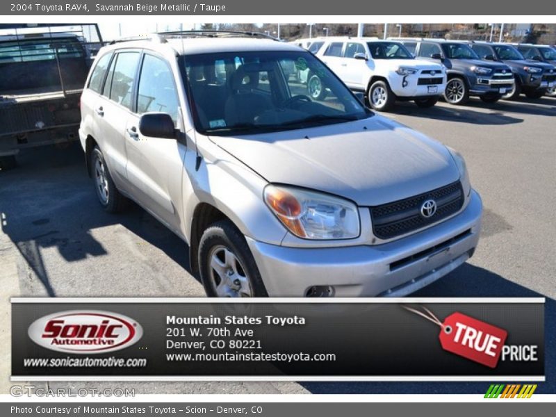 Savannah Beige Metallic / Taupe 2004 Toyota RAV4