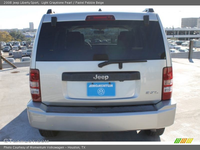 Light Graystone Pearl / Pastel Pebble Beige 2008 Jeep Liberty Sport