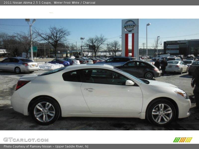 Winter Frost White / Charcoal 2011 Nissan Altima 2.5 S Coupe