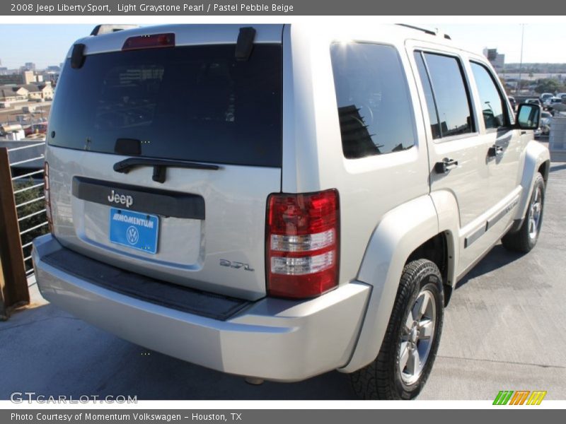 Light Graystone Pearl / Pastel Pebble Beige 2008 Jeep Liberty Sport