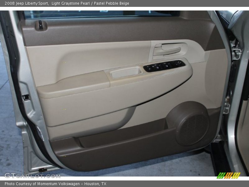 Light Graystone Pearl / Pastel Pebble Beige 2008 Jeep Liberty Sport