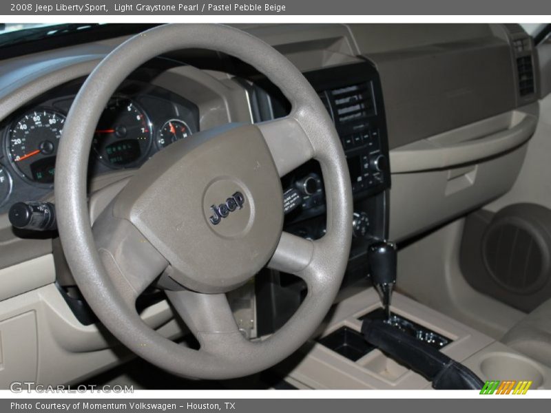 Light Graystone Pearl / Pastel Pebble Beige 2008 Jeep Liberty Sport