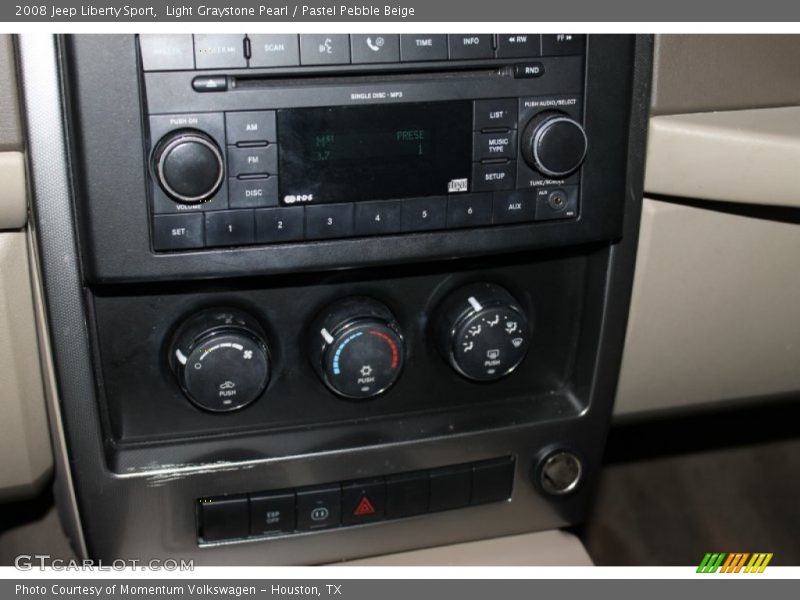 Light Graystone Pearl / Pastel Pebble Beige 2008 Jeep Liberty Sport