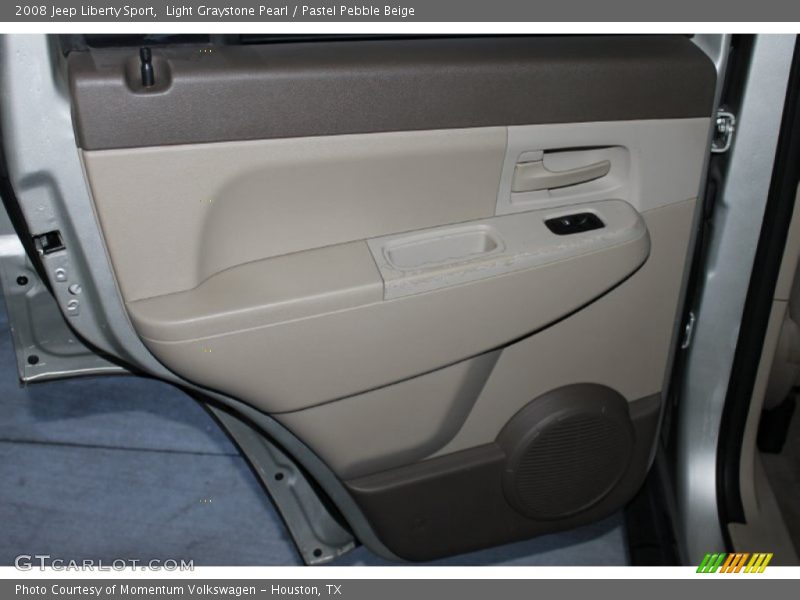 Light Graystone Pearl / Pastel Pebble Beige 2008 Jeep Liberty Sport