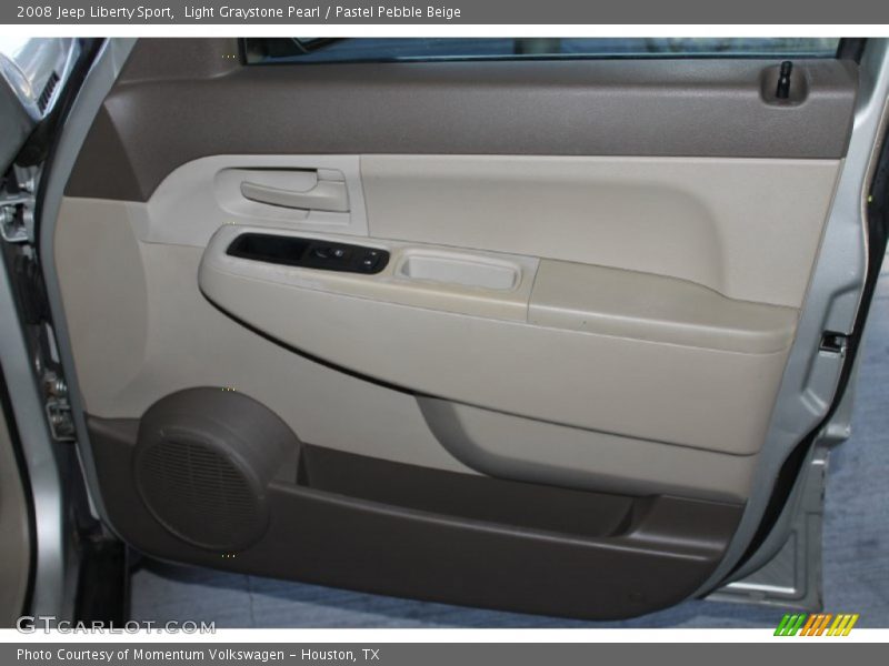Light Graystone Pearl / Pastel Pebble Beige 2008 Jeep Liberty Sport