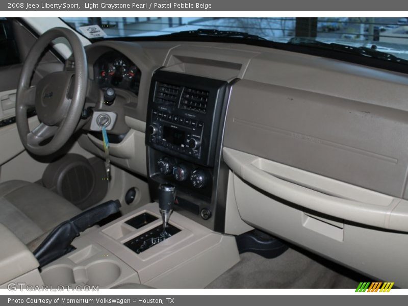 Light Graystone Pearl / Pastel Pebble Beige 2008 Jeep Liberty Sport