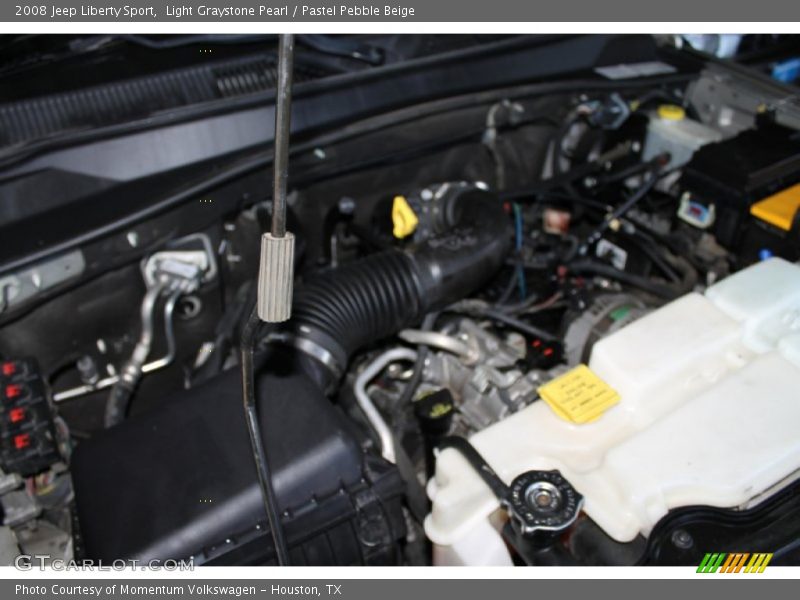 Light Graystone Pearl / Pastel Pebble Beige 2008 Jeep Liberty Sport