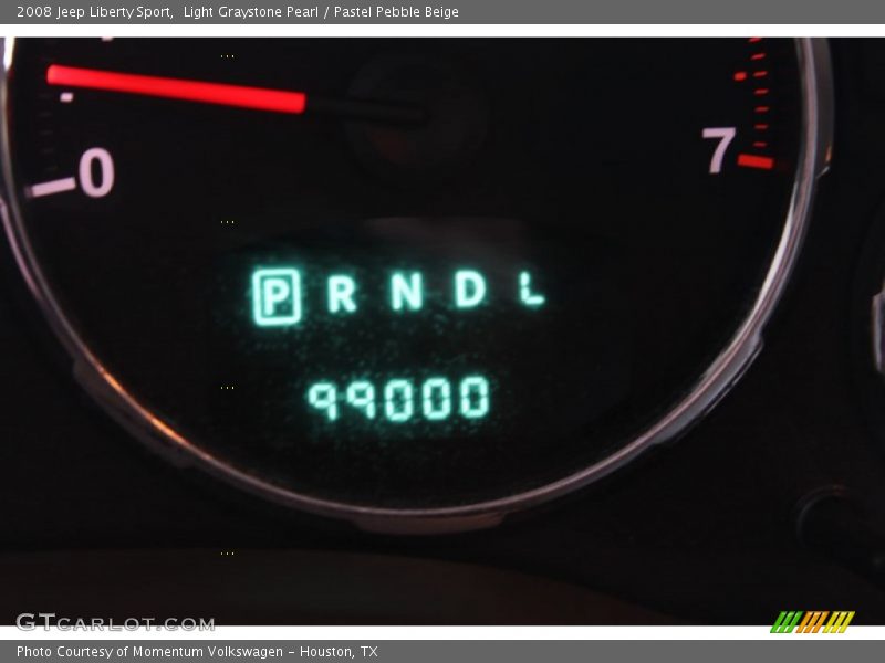 Light Graystone Pearl / Pastel Pebble Beige 2008 Jeep Liberty Sport