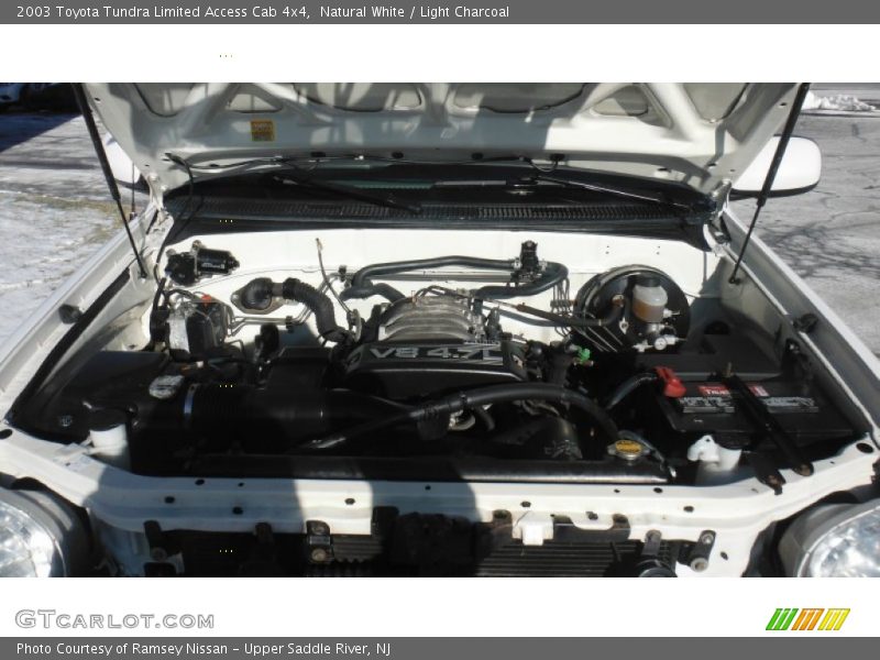 Natural White / Light Charcoal 2003 Toyota Tundra Limited Access Cab 4x4