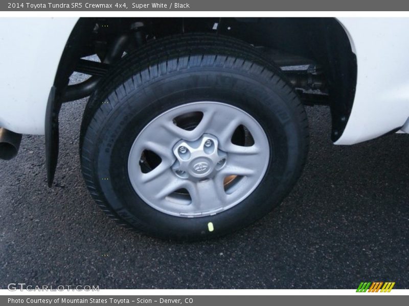 Super White / Black 2014 Toyota Tundra SR5 Crewmax 4x4