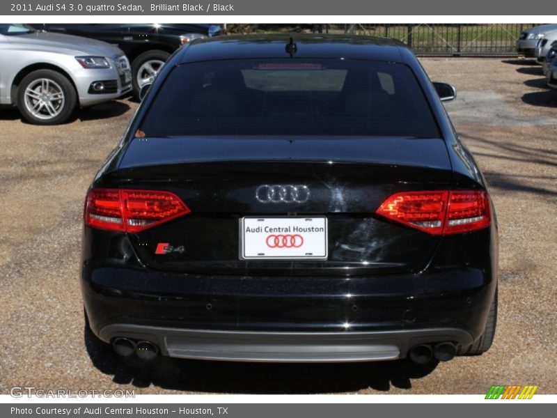 Brilliant Black / Black 2011 Audi S4 3.0 quattro Sedan