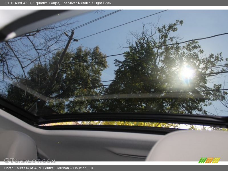 Ice Silver Metallic / Light Gray 2010 Audi A5 3.2 quattro Coupe