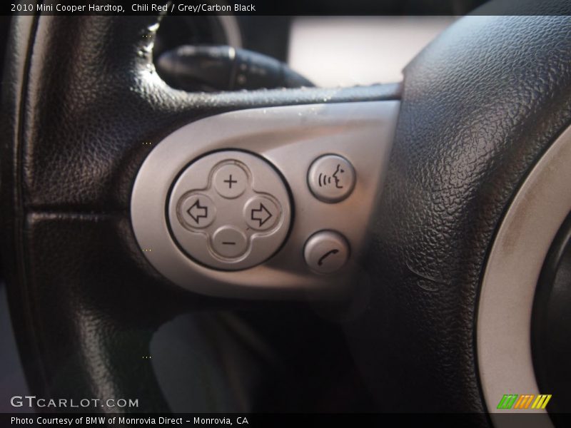 Chili Red / Grey/Carbon Black 2010 Mini Cooper Hardtop
