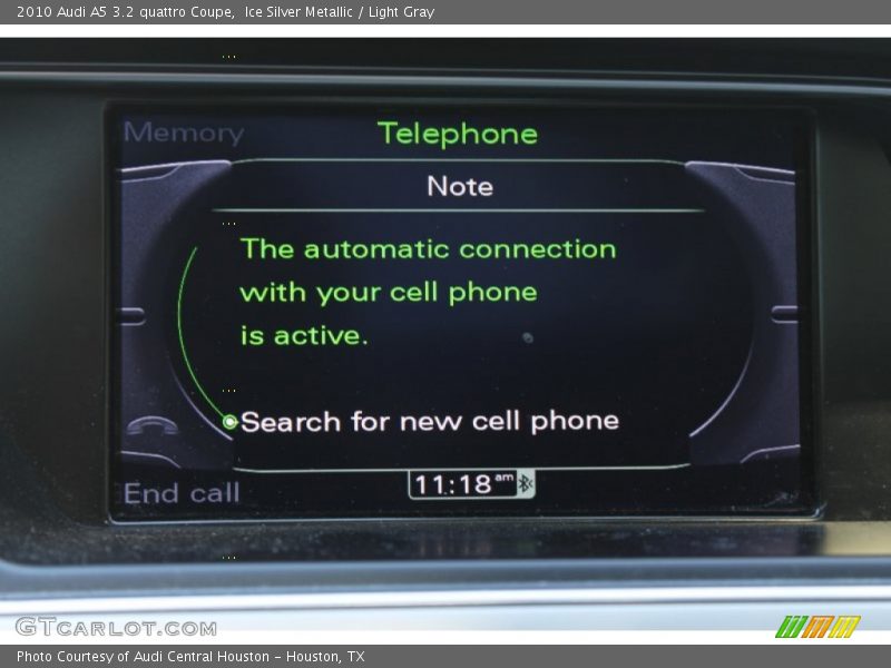 Ice Silver Metallic / Light Gray 2010 Audi A5 3.2 quattro Coupe