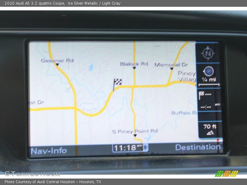 Ice Silver Metallic / Light Gray 2010 Audi A5 3.2 quattro Coupe