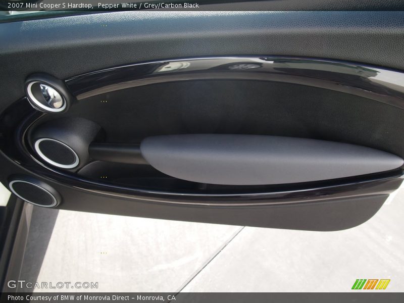 Pepper White / Grey/Carbon Black 2007 Mini Cooper S Hardtop