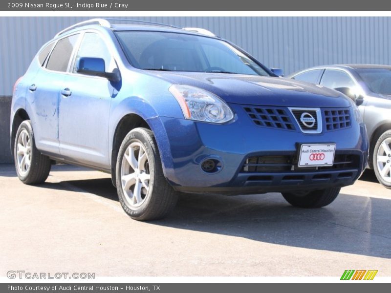 Indigo Blue / Gray 2009 Nissan Rogue SL