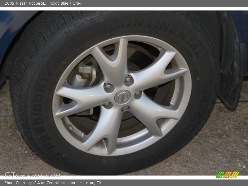 Indigo Blue / Gray 2009 Nissan Rogue SL