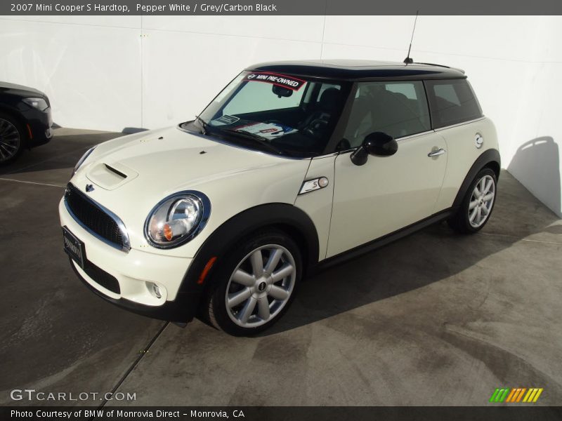 Pepper White / Grey/Carbon Black 2007 Mini Cooper S Hardtop