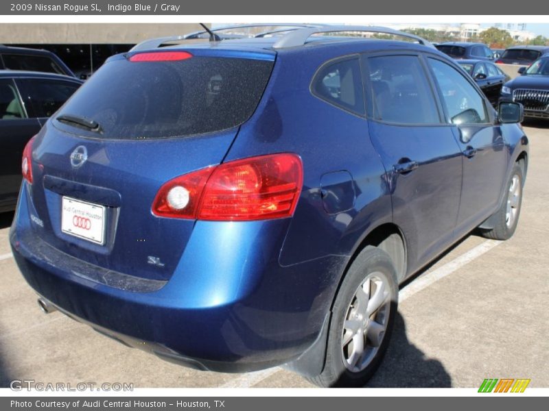 Indigo Blue / Gray 2009 Nissan Rogue SL