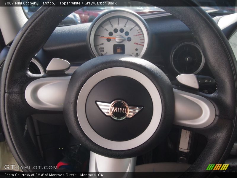 Pepper White / Grey/Carbon Black 2007 Mini Cooper S Hardtop