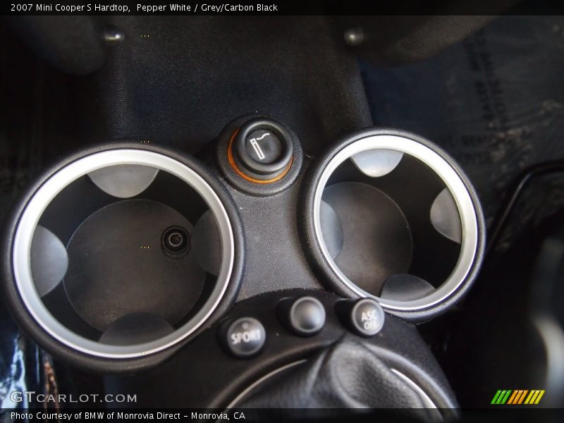 Pepper White / Grey/Carbon Black 2007 Mini Cooper S Hardtop