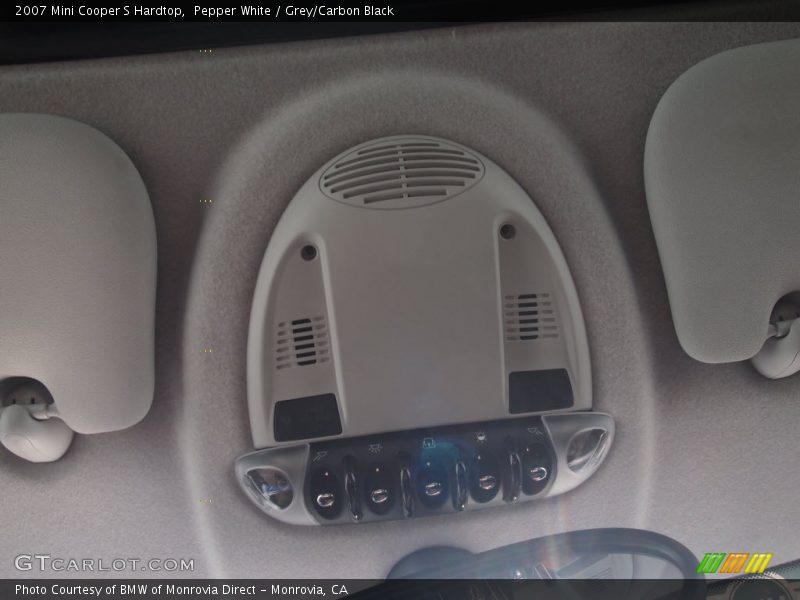 Pepper White / Grey/Carbon Black 2007 Mini Cooper S Hardtop