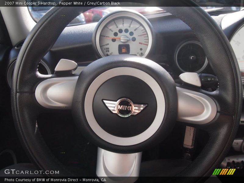 Pepper White / Grey/Carbon Black 2007 Mini Cooper S Hardtop