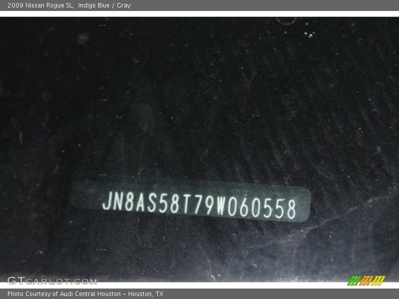 Indigo Blue / Gray 2009 Nissan Rogue SL