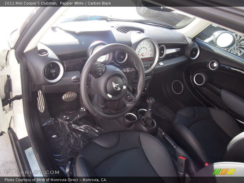 Pepper White / Carbon Black 2011 Mini Cooper S Clubman